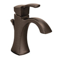 Moen Voss Double Handle High Arc Single Hole Bathroom Sink Faucet, WaterSense Certified, Oil Rubbed Bronze