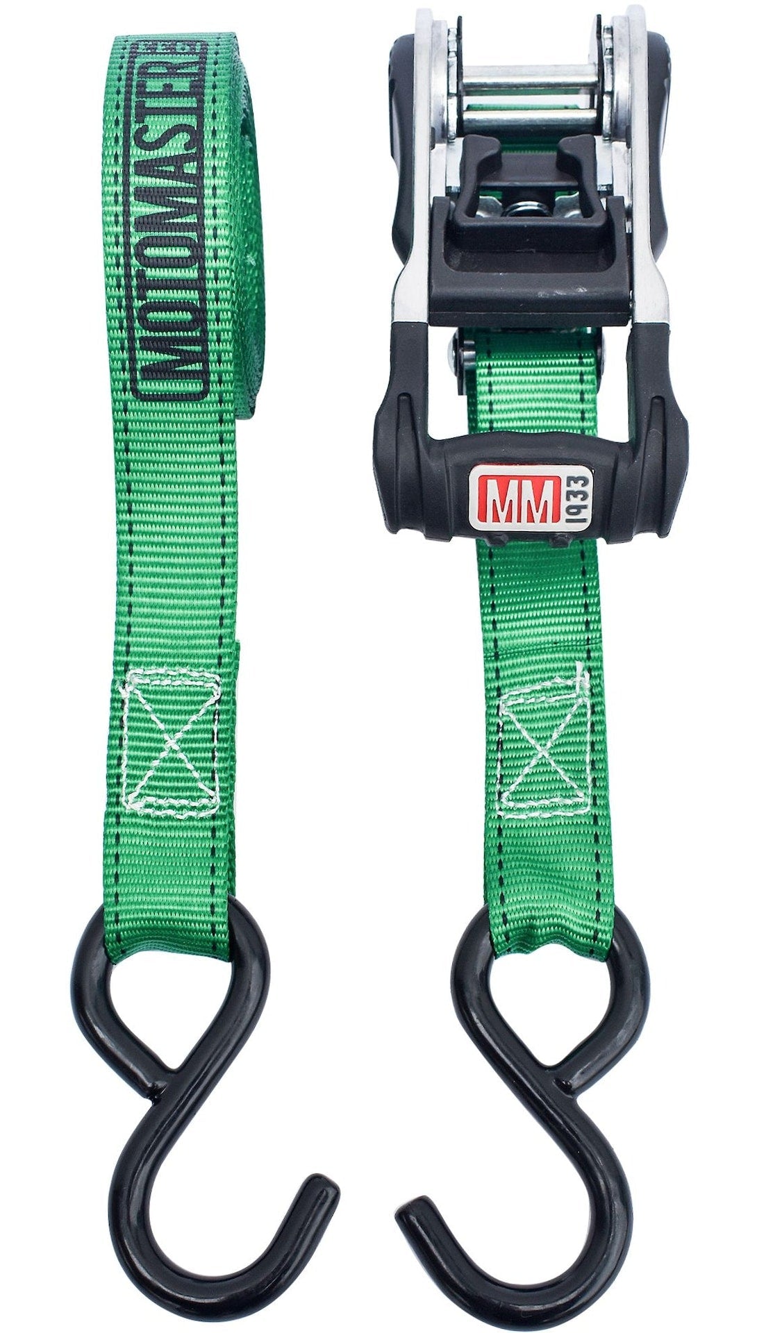 MotoMaster 1,500-lb Ratchet Tie Down Straps, with Padded Handle, 1-in x 14-ft