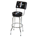 Mustang Swivel Bar Stool with Backrest