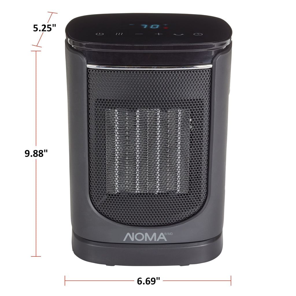 NOMA Digital Ceramic Desk Heater with LED Display