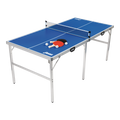 Penn Foldable Tailgate Table Tennis Table, 6 x 3-ft