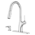 Pfister Ceylon Pull-Down Kitchen Faucet, Polished Chrome