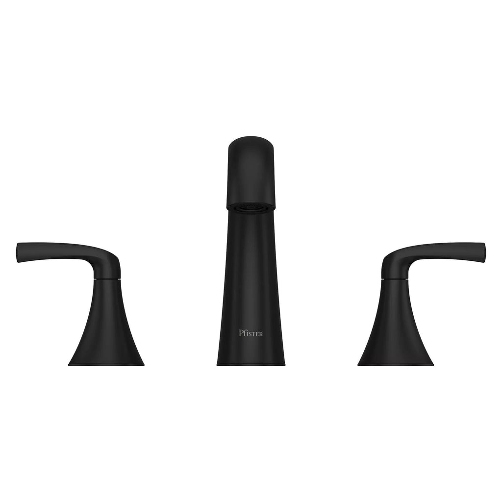 Pfister Rancho 8-in Widespread Bath Faucet, Matte Black