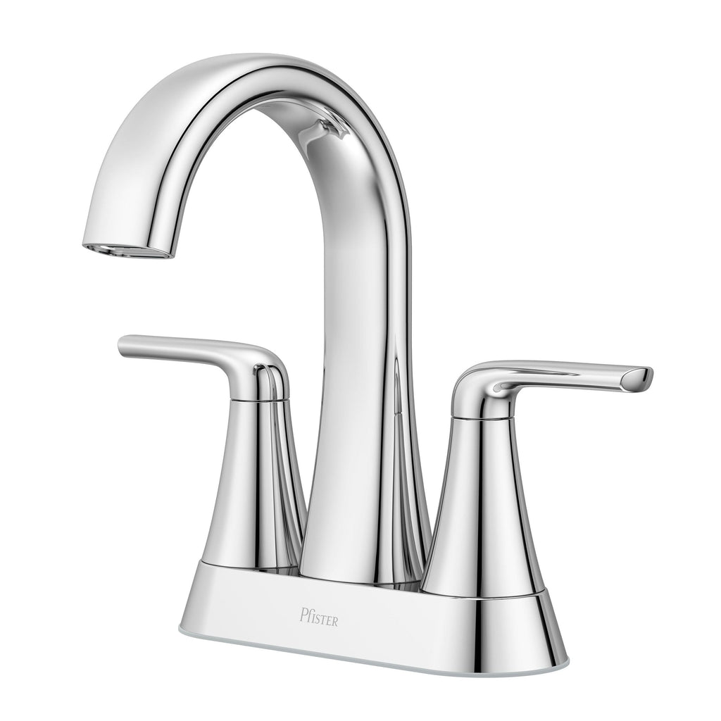 Pfister Raya 4-in Chrome Centerset Bathroom Sink Faucet