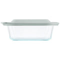 Pyrex Multi-Purpose Glass Deep Square Oven-To-Table Dish, Freezer & Dishwasher Safe, 8 x 8-in