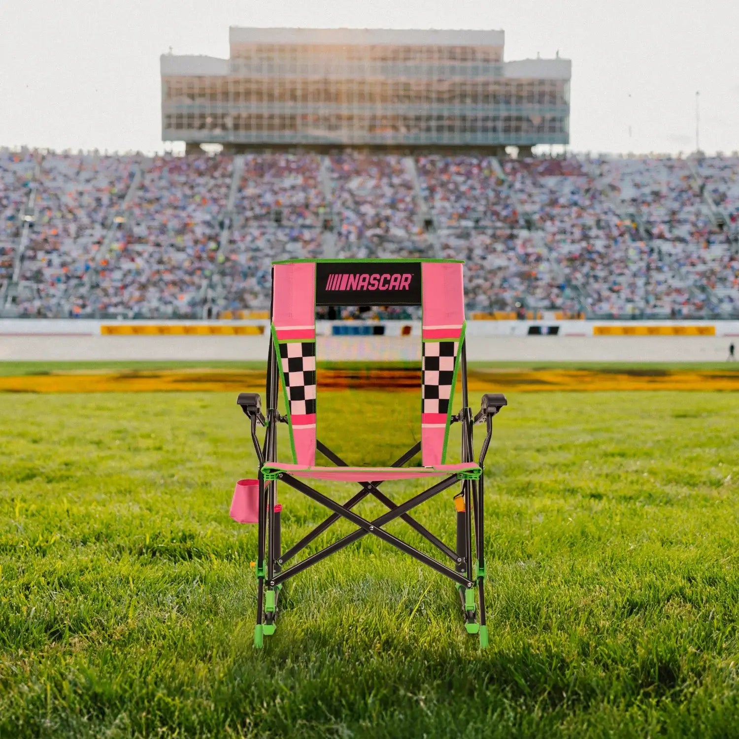 GCI Outdoor Roadtrip Rocker Bundle - NASCAR Pink