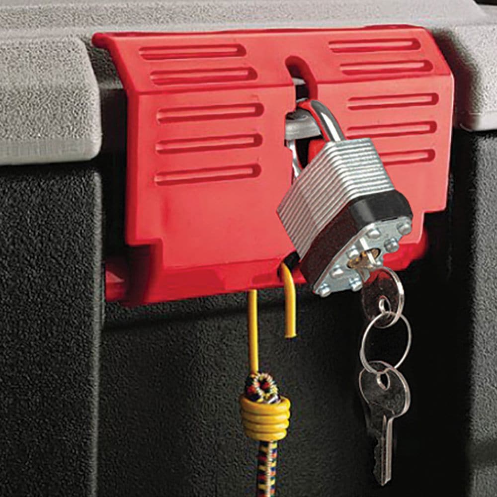 Rubbermaid Action Packer Plastic Lockable Storage Container, Stackable & Recyclable, 182-L