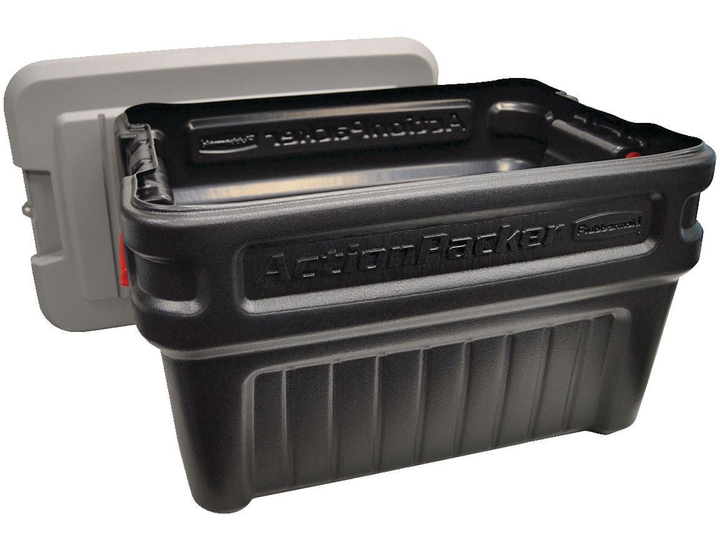Rubbermaid Action Packer Plastic Lockable Storage Container, Stackable & Recyclable, 90.8-L