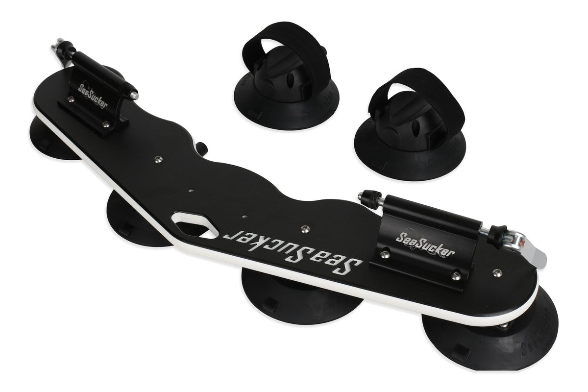 SeaSucker Mini Bomber 2-Bike Roof Top, Trunk & Hatchback Bike Rack, Black