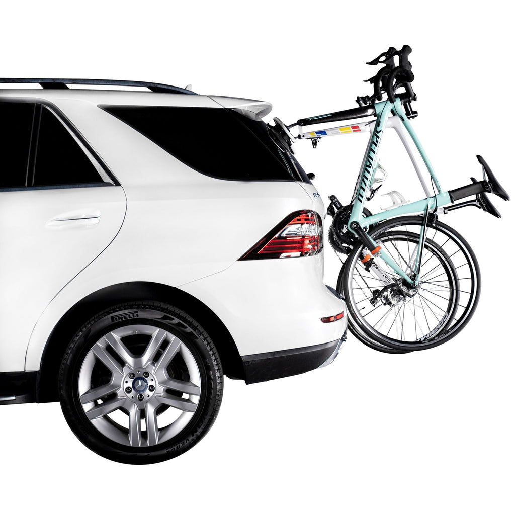 SeaSucker Mini Bomber MAX 2-Bike Fork-Mount Bike Carrier/Rack with HUSKE Plugs, Black
