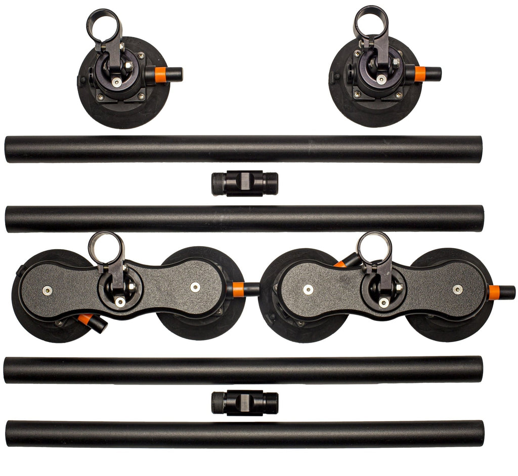 SeaSucker Monkey Bars Aluminum Roof Cross-Bar System, Powder Coated Black, 60-in