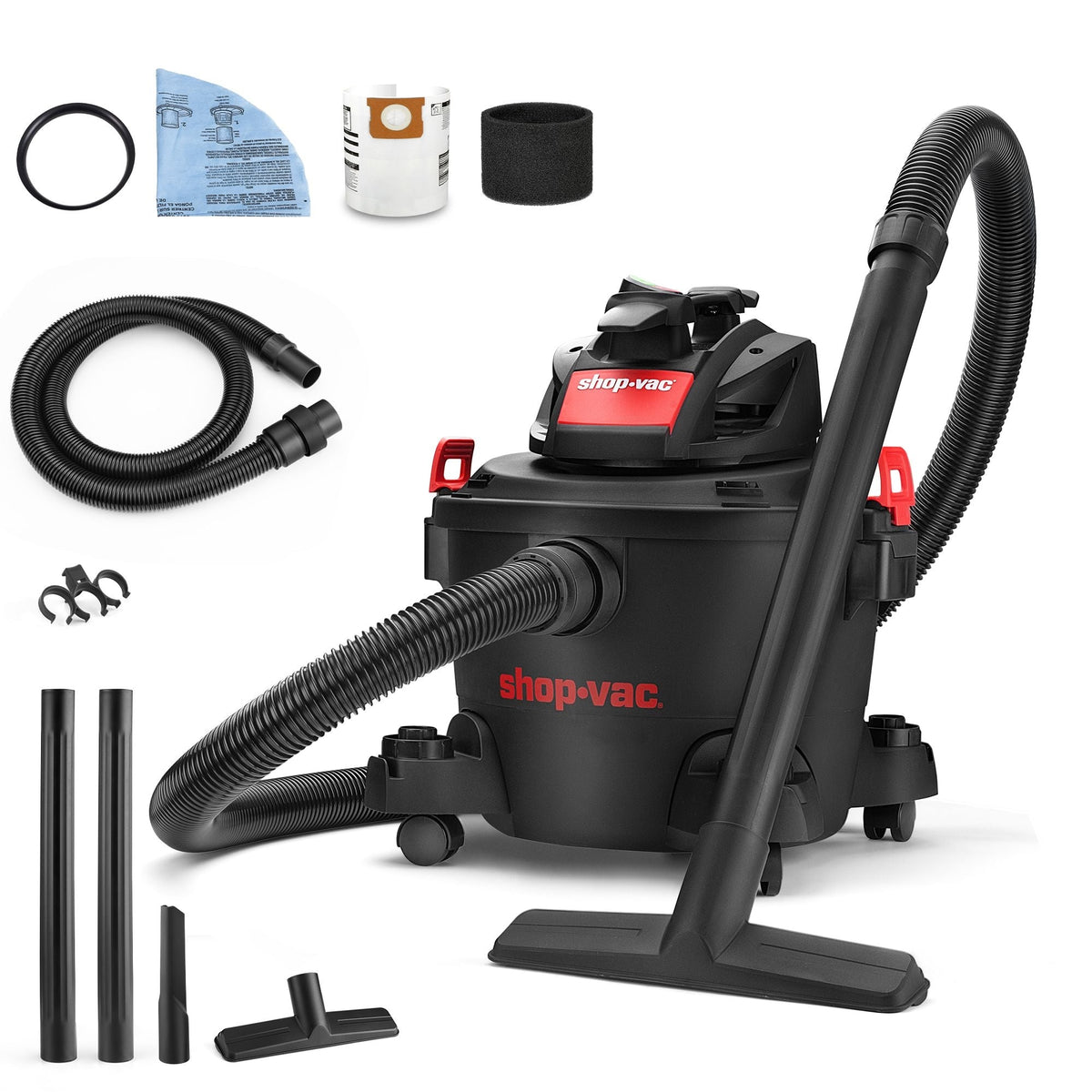 Shop-Vac 3.0 Peak HP Wet/Dry Heavy Duty Shop Vacuum, 22-L