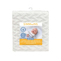 Simmons 2-in-1 Bassinet Sheet & Waterproof Protector, Ivory