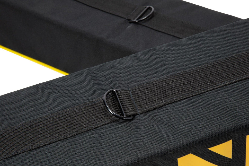 Stanley Roof Top Universal Rack Pad & Luggage Carrier System, Adjustable with 2 Tie-Down Straps, Black