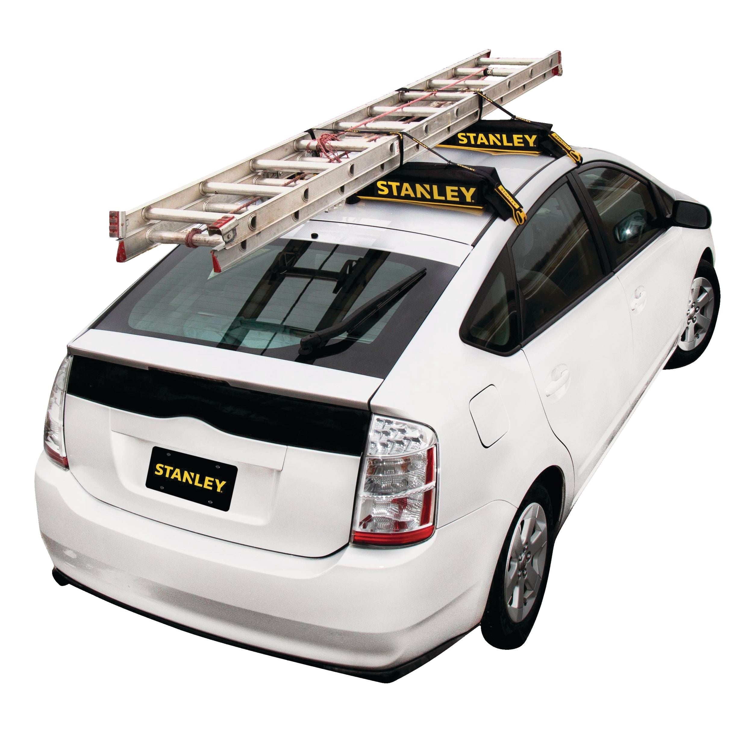 Stanley Roof Top Universal Rack Pad & Luggage Carrier System, Adjustable with 2 Tie-Down Straps, Black