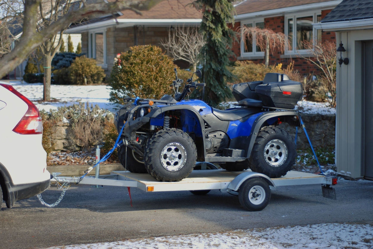 Stirling Galvanized Kit Trailer, 4-ft x 8-ft
