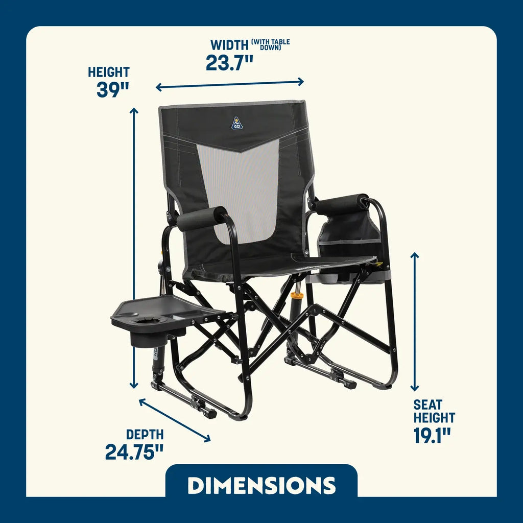 GCI Outdoor Stowaway Rocker™ with Side Table