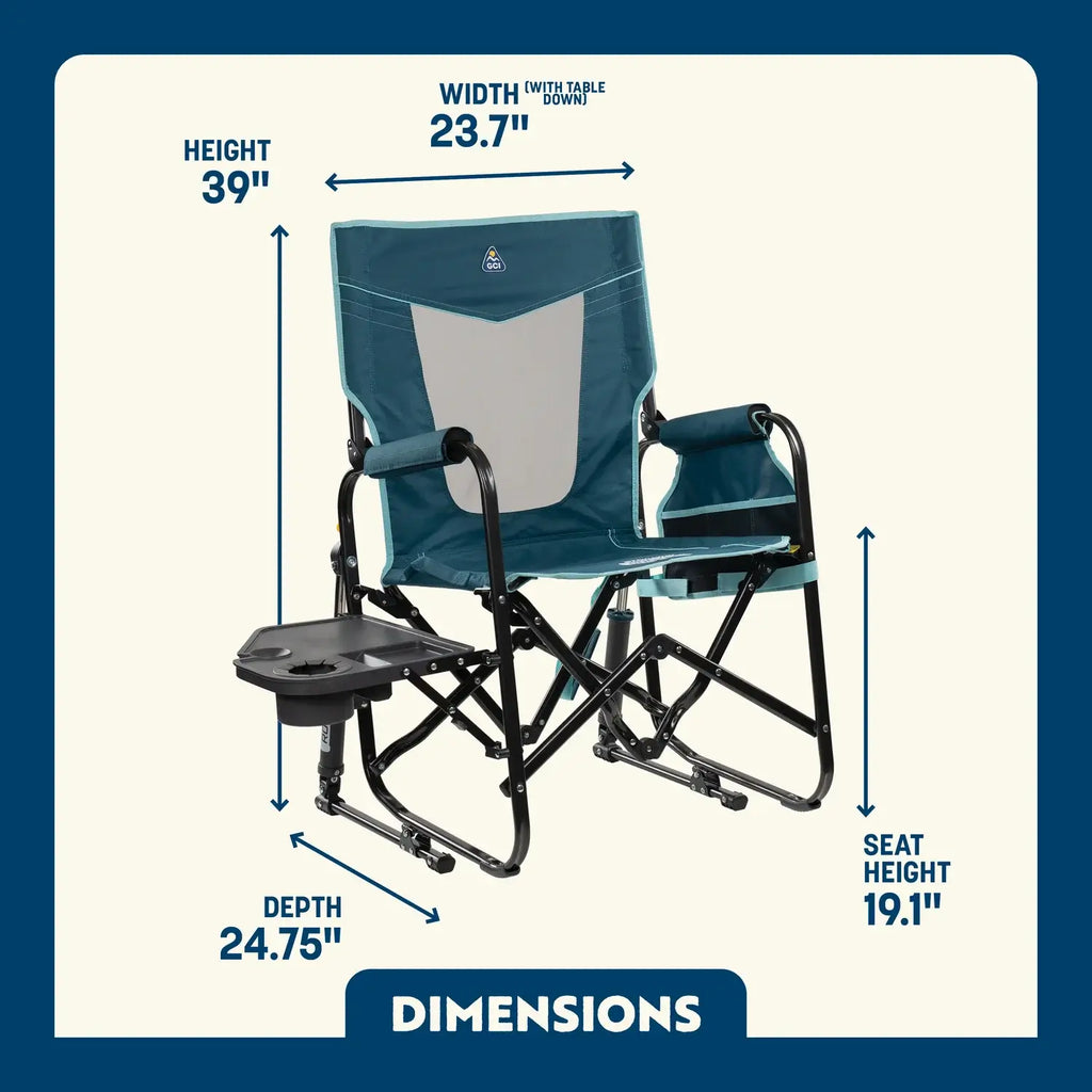 GCI Outdoor Stowaway Rocker™ with Side Table