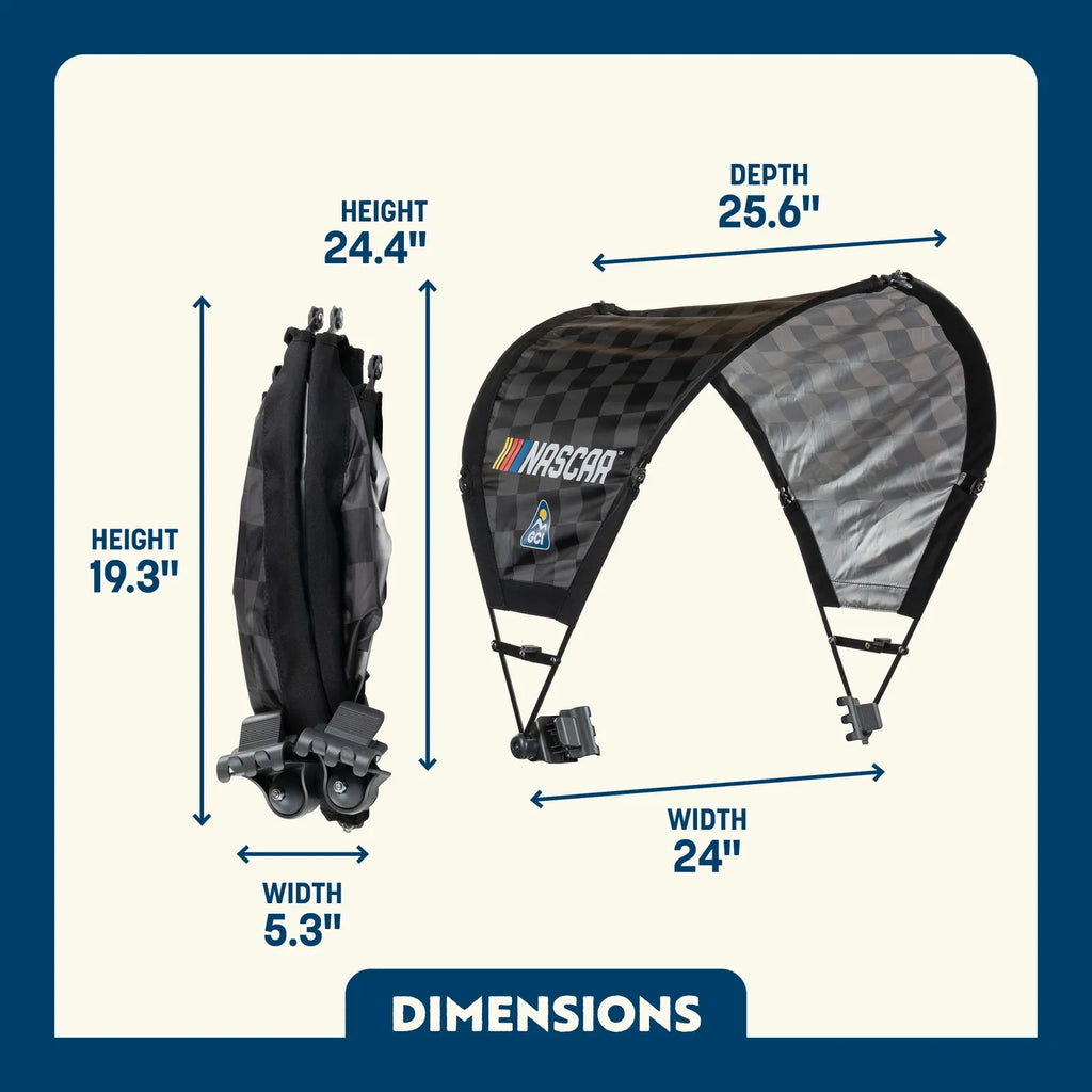 GCI Outdoor Roadtrip Rocker Bundle - NASCAR Pink