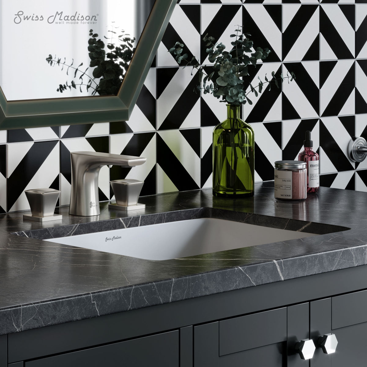 Swiss Madison Plaisir 18.5 Rectangular Under-Mount Bathroom Sink