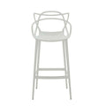 Take Me Home White Molded Polypropylene Keeper Stool
