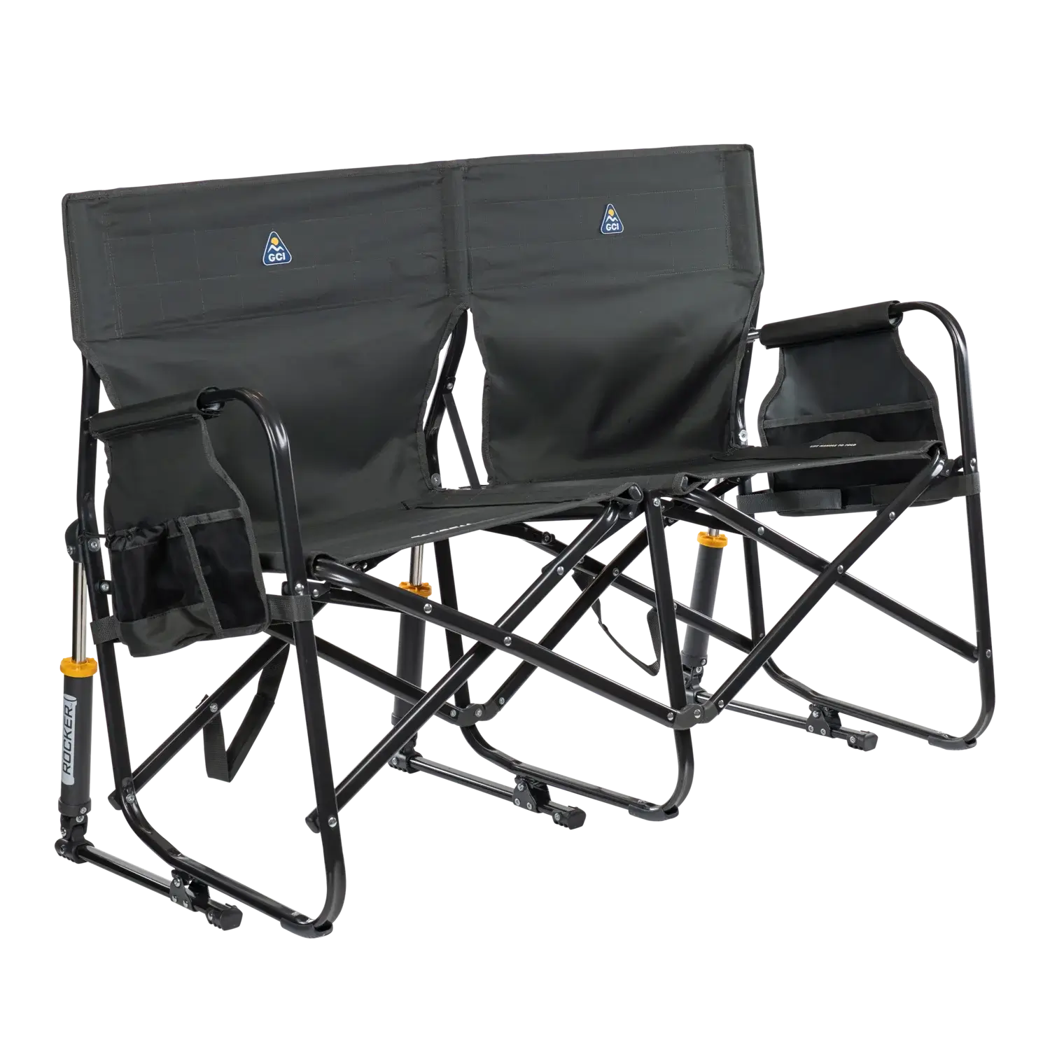 Tandem Rocker, Dark Charcoal, Front Right