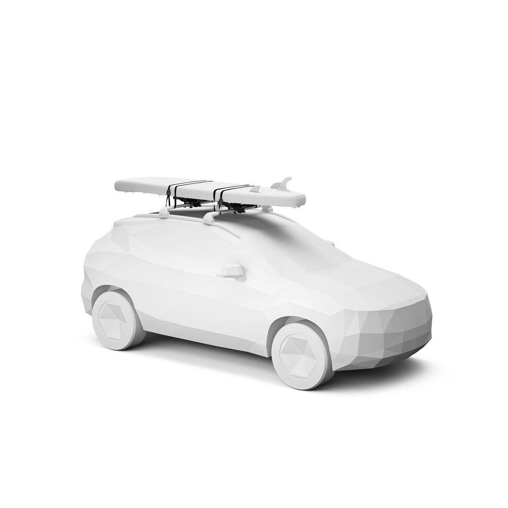 Thule Compass Black Vertical Kayak Rack with Hardware