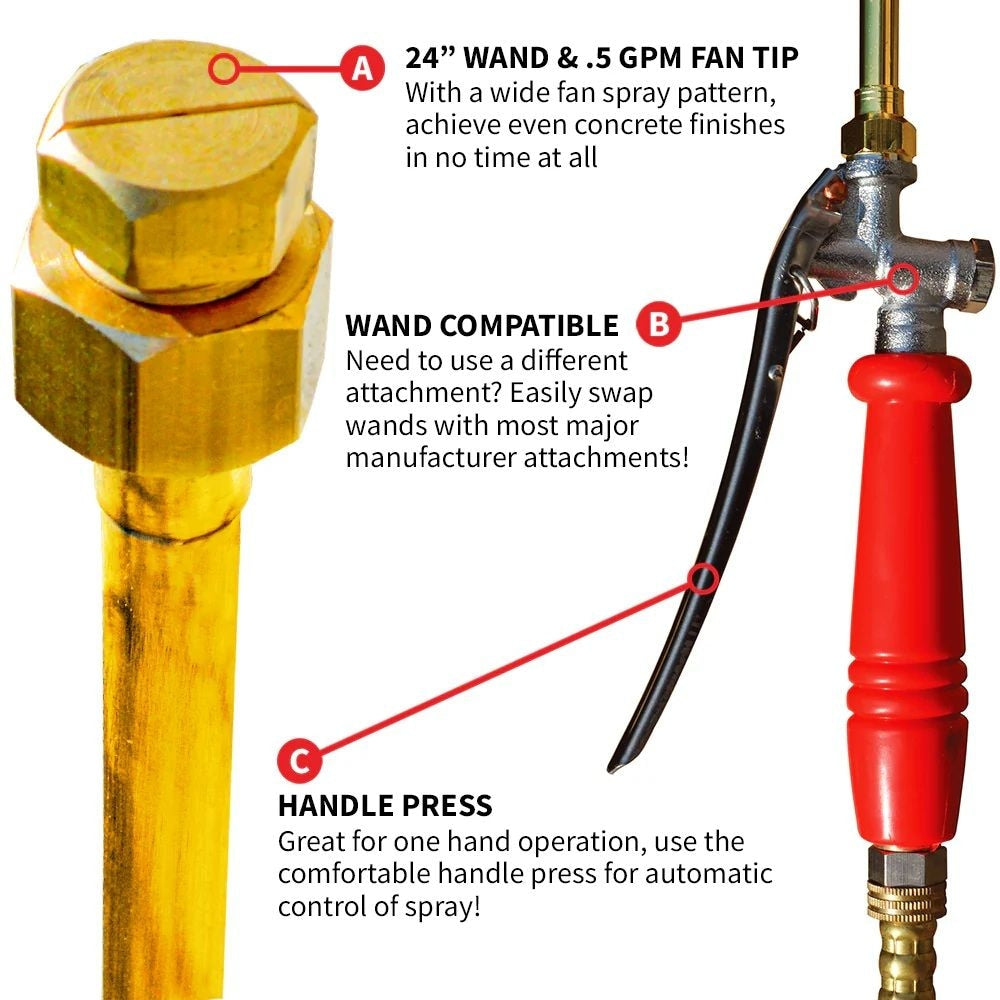 Tomahawk Power TCS6.5 Concrete Backpack Sprayer, 450 PSI
