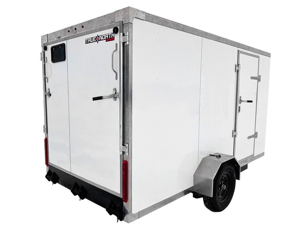 True North 6 x 12-ft Enclosed Utility Trailer with Ramp Door