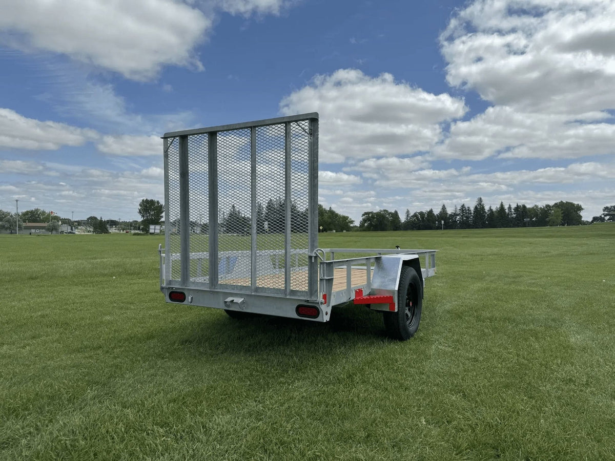 True North 60-in x 10-ft Galvanized Utility Trailer