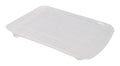 Type A Anti-Microbial Plastic Drainboard Tray For Kitchen Dish Drying Rack, Clear