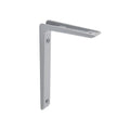 type A Medium-Duty Shelf Bracket, Grey, 8 x 10-in