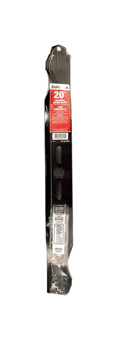 Universal Lawn Mower Replacement Mulching Blade, 20-in, Black