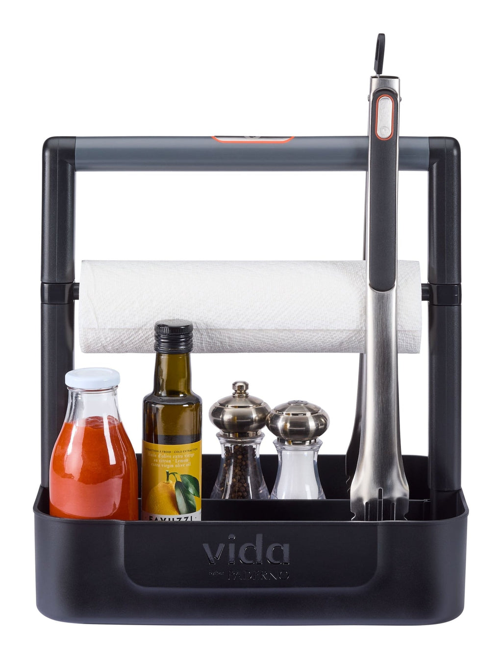 Vida by PADERNO Multi-Purpose Grill Caddy with Adjustable Handle