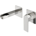 VIGO Atticus Brushed Nickel Wall Mount Bathroom Faucet