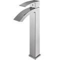 VIGO Duris Single Handle Single Hole Bathroom Sink Faucet, WaterSense Certified, Chrome