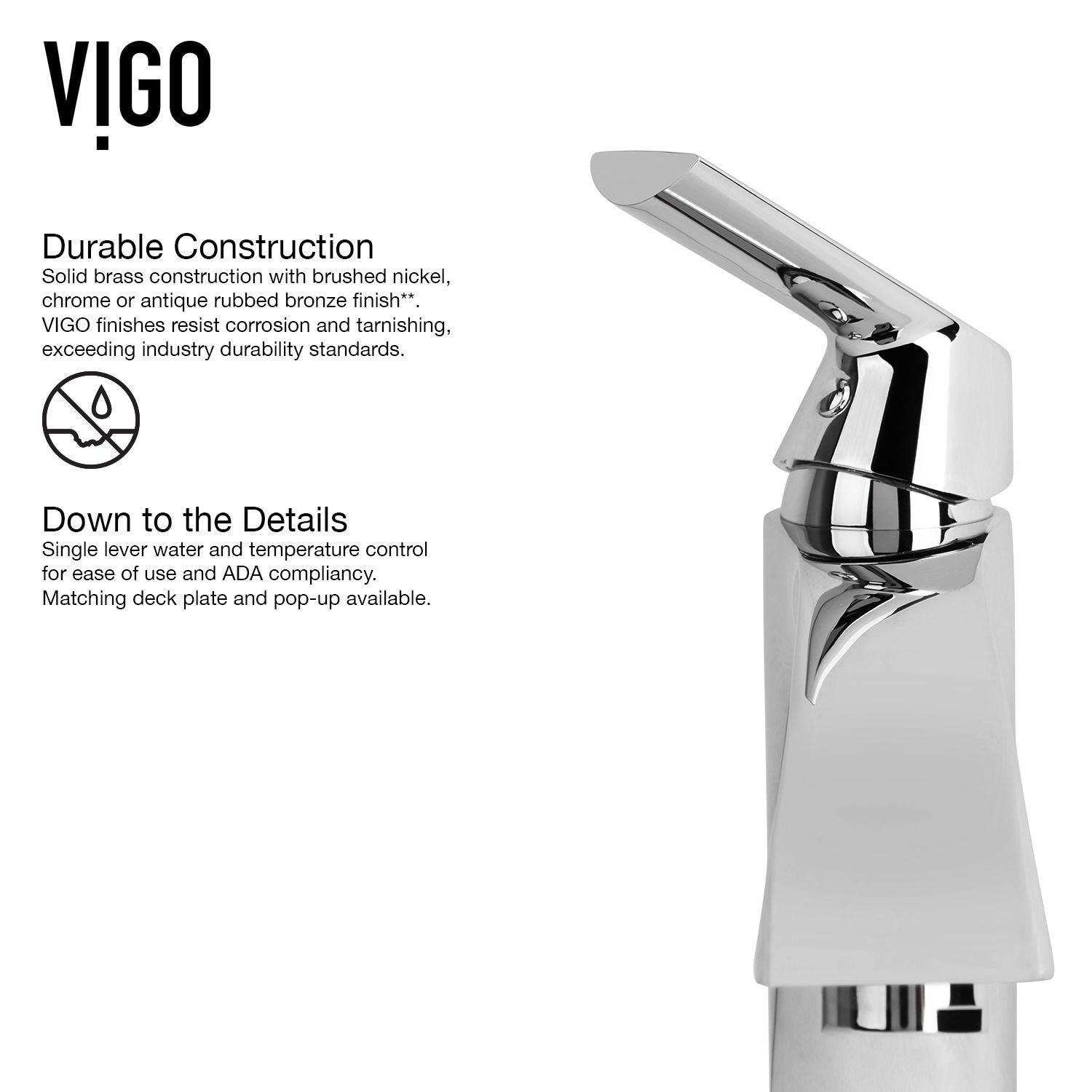 VIGO Glass Grey Onyx Bathroom Sink/Basin Set with Linus Faucet and Round Vessel
