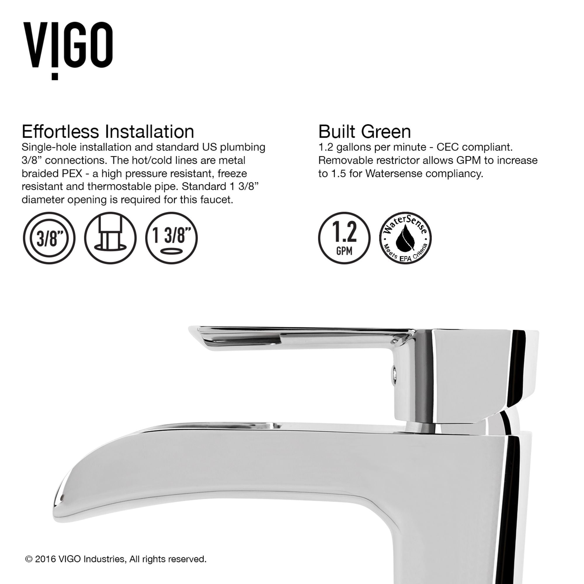 VIGO Glass Grey Onyx Bathroom Sink/Basin Set with Niko Faucet and Rectangular Vessel