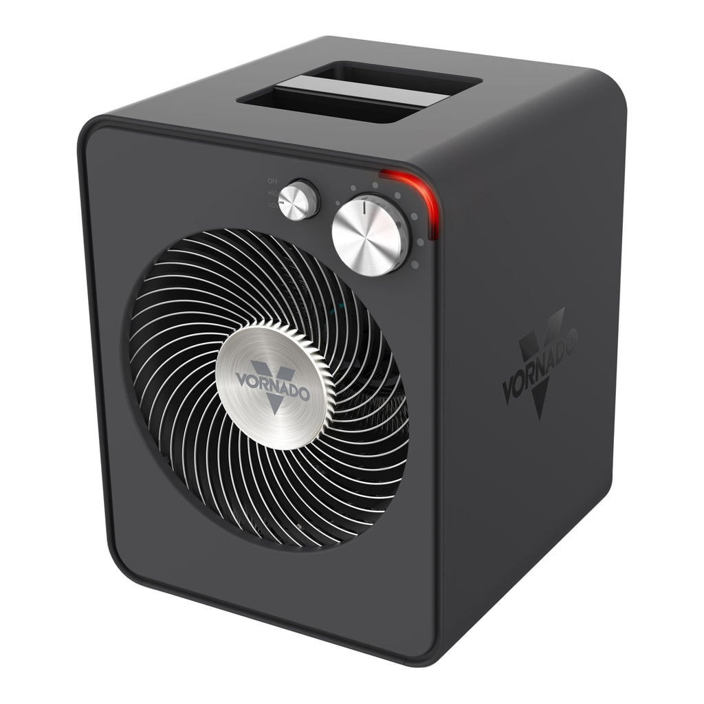 Vornado VMHi300 Whole Room Metal Heater with Adjustable Thermostat, Storm Grey