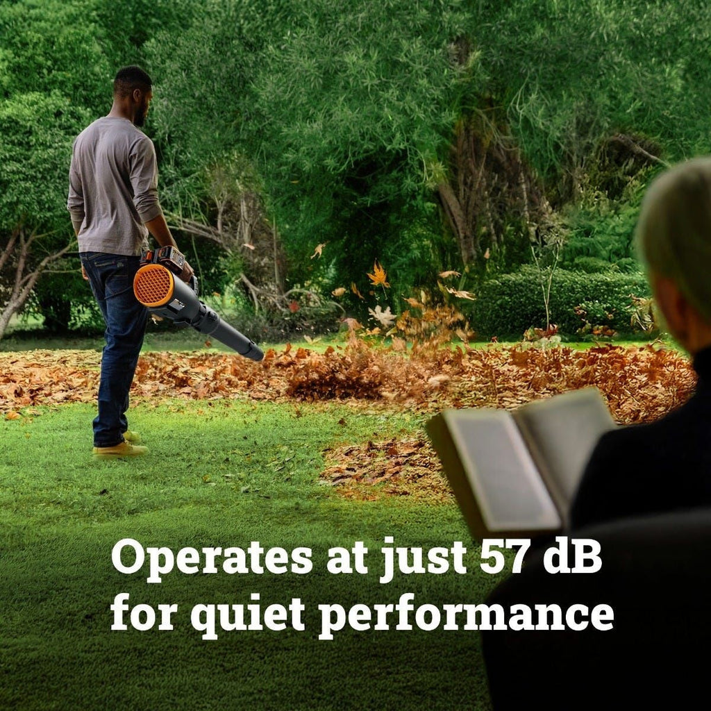 Worx 40V Power Share 780 CFM 190 MPH QuietTech Leaf Blower