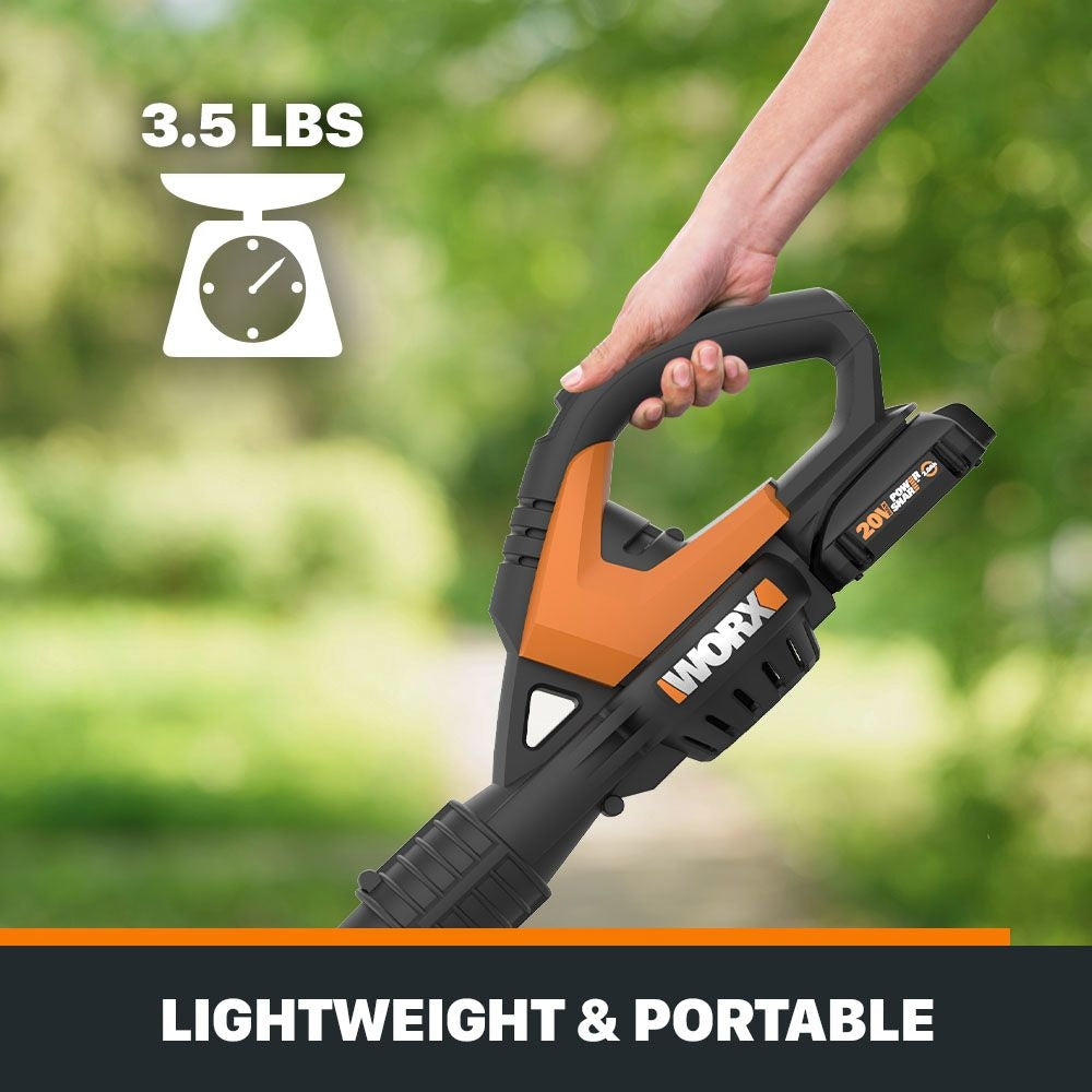 WORX WG545.9 20V Power Share Cordless Air Leaf Blower/Sweeper, Tool Only