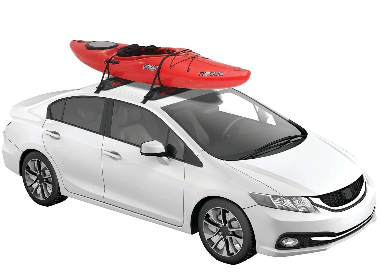 Yakima EasyTop Instant Roof Rack System, Black, 2-pc