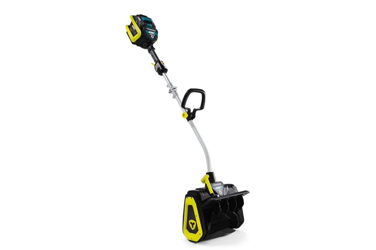 Yardworks 48V Brushless Cordless Snow Shovel with 4Ah Battery & Charger, 12-in