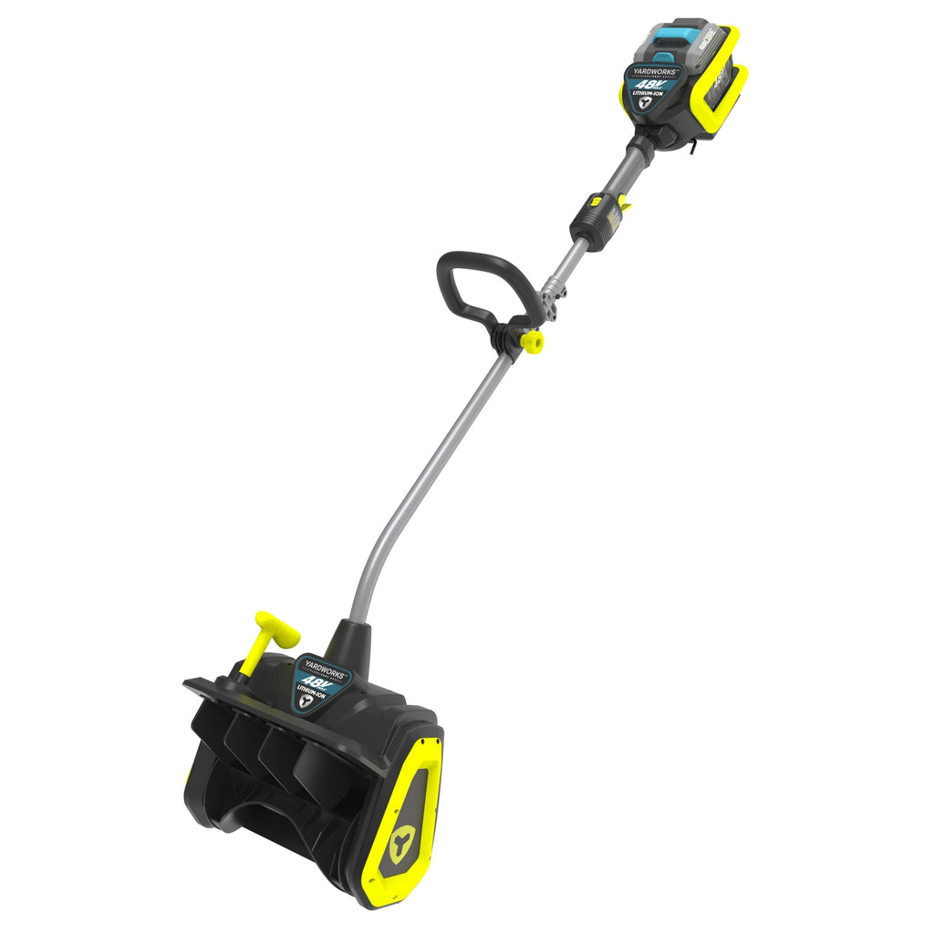 Yardworks 48V Brushless Cordless Snow Shovel with 4Ah Battery & Charger, 12-in