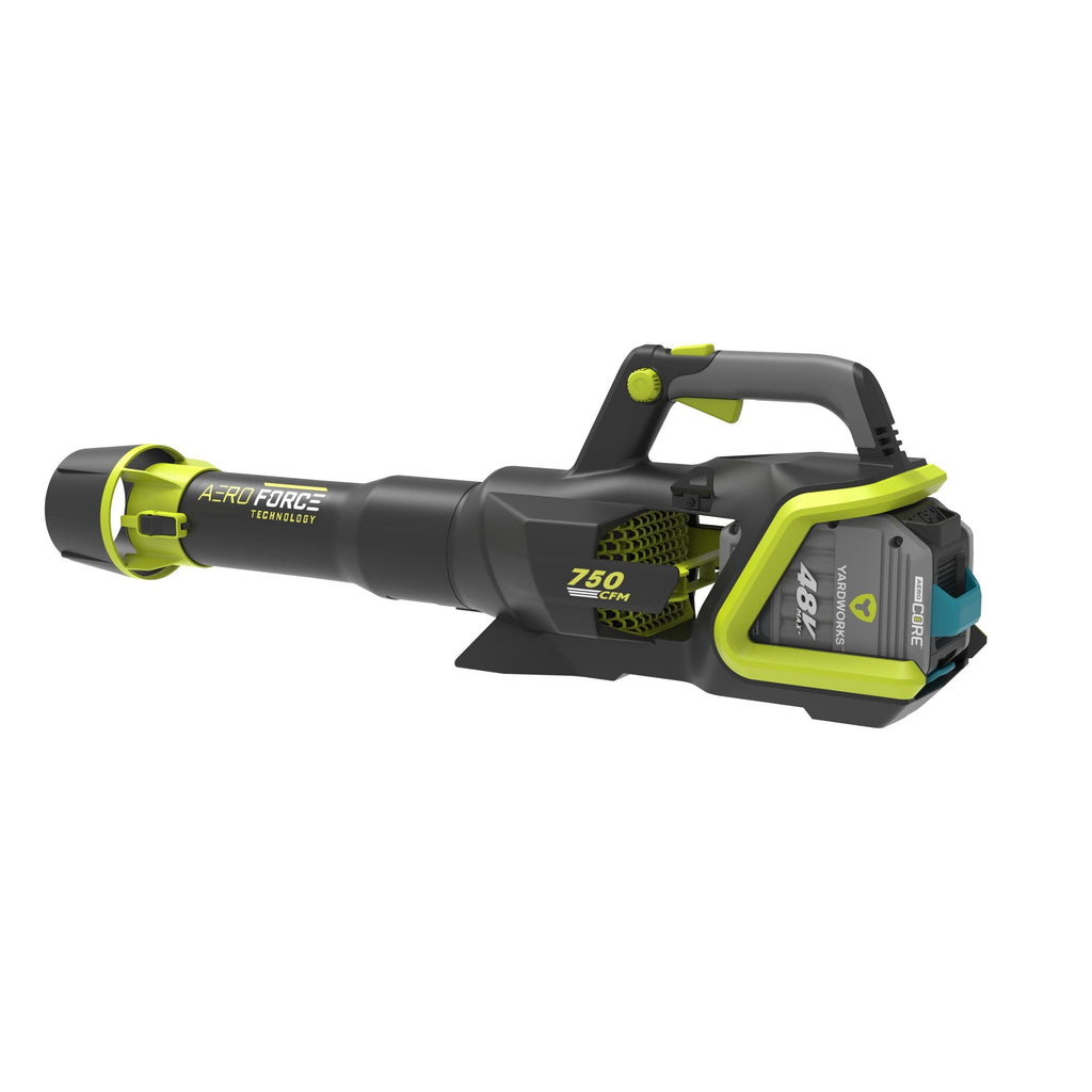 Yardworks 48V Lithium Ion Max Brushless AeroForce 2.0 750 CFM Leaf Blower Kit with (1) 4.0Ah Battery & (1) 2.0A Charger