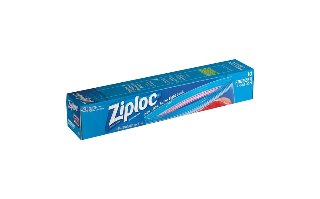 Ziploc Extra Large Freezer Plastic Bags, 5.5-L, 10-pk